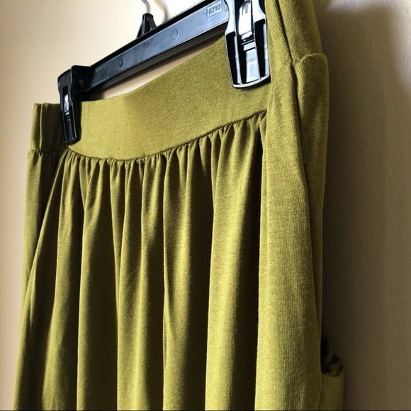 Olive Maxi Skirt - Picture 7 of 8